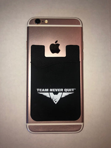Team Never Quit Cell Phone Wallet