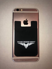Team Never Quit Cell Phone Wallet