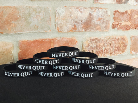Never Quit. Never Forget. Bracelet